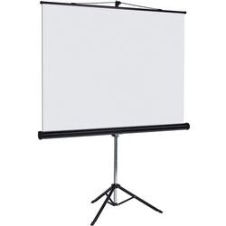 Bi-Office Projector Screen 1250 x 1250mm Portable Folding Tripod base