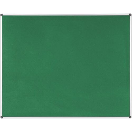 Bi-Office Notice Board Non Magnetic 150 (W) x 120 (H) cm Green