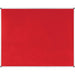 Bi-Office Notice Board Non Magnetic 150 (W) x 120 (H) cm Red