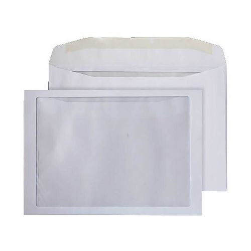 Blake Everyday Mailing Bag Window C4 324 (W) x 229 (H) mm White 100 gsm Pack of 250