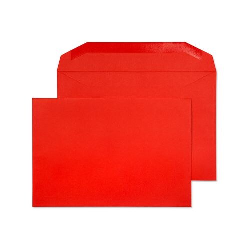 Creative Peel & Seal C5+ Mailing Bag Red 235 (W) x 162 (H) mm Window 120 gsm Pack of 500