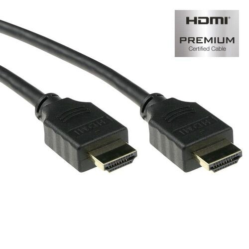 ACT 2 M HDMI High Speed Ethernet Premium Certified Cable HDMI-A Male - HDMI-A Male