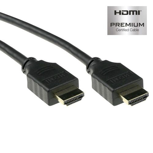 ACT 3 M HDMI High Speed Ethernet Premium Certified Cable HDMI-A Male -HDMI-A Male