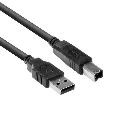 ACT USB A Male USB Cable SB2403 Black 3 m