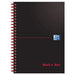 OXFORD Notebook A5 Ruled Spiral Bound Cardboard Black 100 Pages