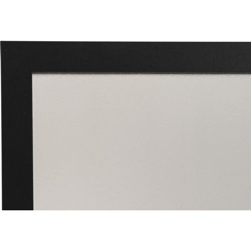 Bi-Office Black Shadow Whiteboard Single 90 (W) x 60 (H) cm