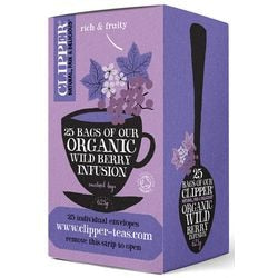 Clipper Wild Berry Organic Infusion Tea Pack of 25