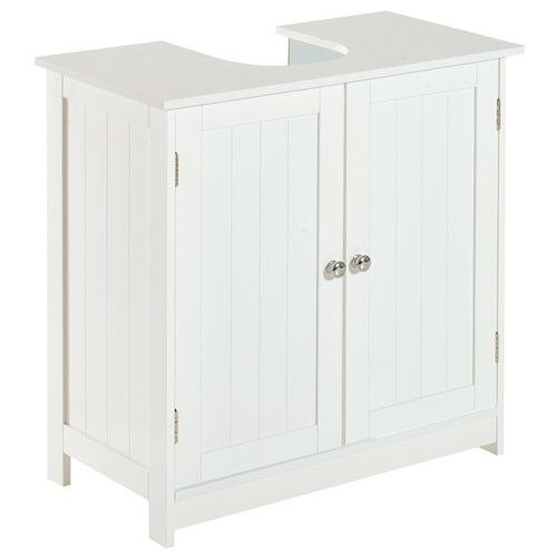 HOMCOM Bathroom Cabinet 834-079 MDF White 300 mm x 600 mm x 600 mm