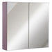 Kleankin Bathroom Cabinet Walnut 630 mm x 135 mm x 600 mm