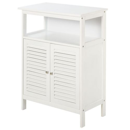 Kleankin Bathroom Cabinet White 816 mm x 300 mm x 600 mm