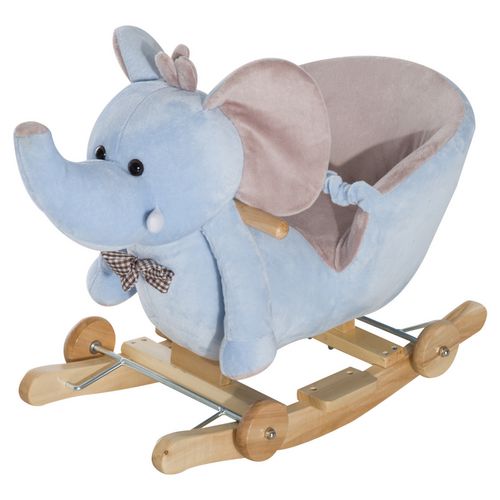 HOMCOM Rocking Horse 330-067BU Blue