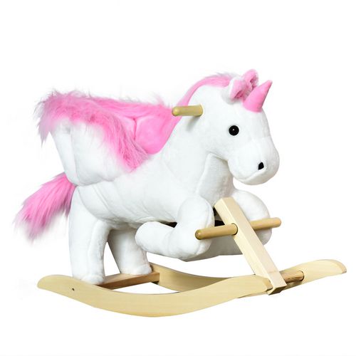 HOMCOM Rocking Horse 330-076V01 Pink