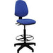 Nautilus Designs Ltd. Medium Back Draughtsman Chair - Twin Lever Blue