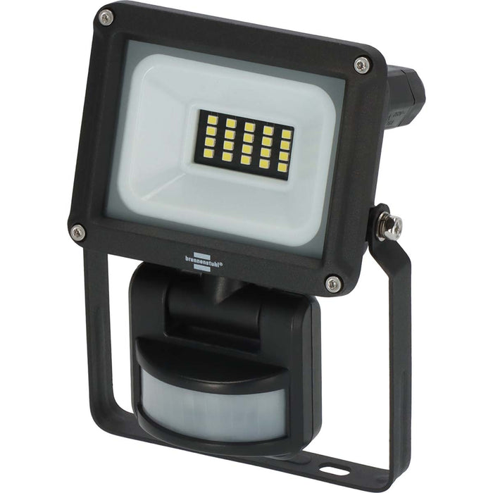 Brennenstuhl LED Spotlight JARO 1060 P (LED Floodlight for wall mounting for outdoor IP65, 10W, 1150lm, 6500K, with motion detector)