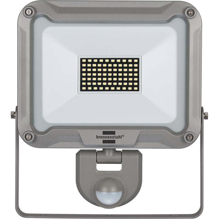 Brennenstuhl LED spotlight JARO 5050 P (LED outdoor spotlight for wall mounting, 50Wm, 4400lm, 6500K, IP54, with motion detector, made of high quality aluminium)