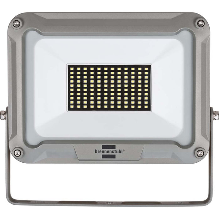 Brennenstuhl LED spotlight JARO 7050 (LED outdoor spotlight for wall mounting, 80W, 7100lm, 6500K, IP65, made of high-quality aluminium)