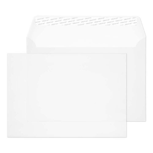 Creative Senses Envelopes C5 229 (W) x 162 (H) mm Adhesive Strip White 110 gsm Pack of 500