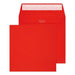 Creative Coloured Envelope Non standard 160 (W) x 160 (H) mm Adhesive Strip Red 120 gsm Pack of 500