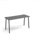 Rectangular A-frame Desk Onyx Grey Wood, Metal A-Frame Legs Charcoal Sparta 1400 x 600 x 730mm