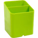 Exacompta Iderama Pen Box Plastic Anise Green 7.4 x 7.6 x 9.3 cm