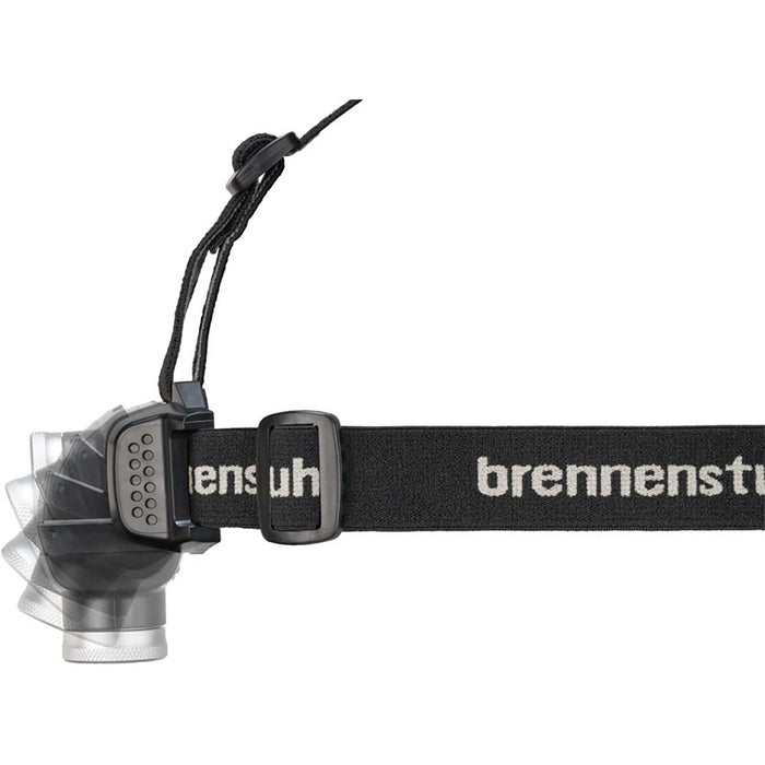 Brennenstuhl Rechargeable LED headlamp LuxPremium / headlamp LED with replaceable battery and red light (IP44, up to 30 hours of light duration, 100m light range, incl. USB cable)