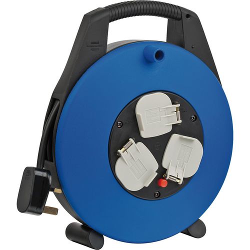 brennenstuhl Cable Reel Black,Blue 10m