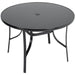 Living and Home Table LG0887 Metal 1,050 x 1,050 x 720 mm