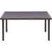 Living and Home Table LG0898 Rattan 1,500 x 900 x 740 mm