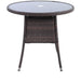 Living and Home Table LG0971 Rattan 800 x 800 x 720 mm