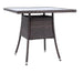 Living and Home Table LG0973 Rattan 800 x 800 x 720 mm