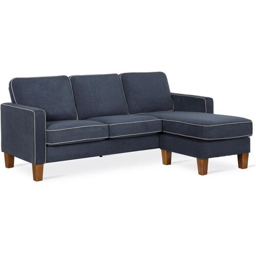 Novogratz 2 Seat Sofa BLUE Chenille 2,073.00 (W) x 889.00 (D) x 1,515.00 (H) mm