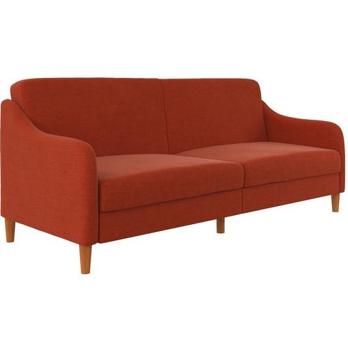 DOREL HOME 3 Seat Sofa ORANGE LINEN Linen 1,955.80 (W) x 825.50 (D) x 838.20 (H) mm