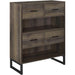 DOREL HOME Bookcase 9665096COMUK Medium Brown 785.00 (W) x 358.00 (D) x 1,026.00 (H) x 1026 - 1,026 (H) mm