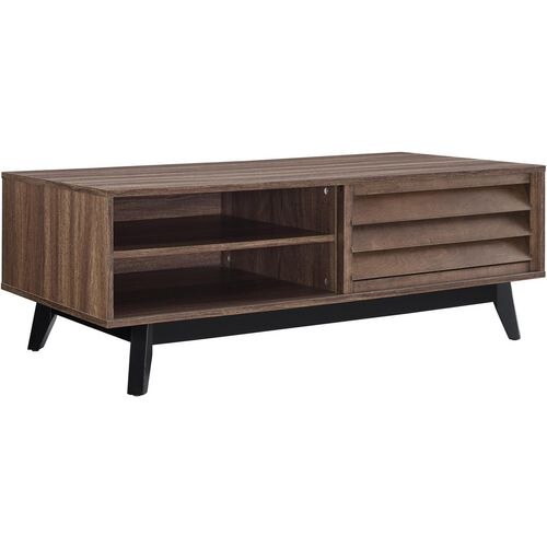 DOREL HOME Vaughn Non Height Adjustable Table 5028096COMUK Walnut PB; Paper Wrap; Metal Walnut 1,207.00 (W) x 599.00 (D) x 432.00 (H) x 432 - 432 (H) mm