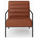 Alphason Chair Rust Pu PB; Fabric; Metal; Foam