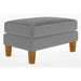 Novogratz Pouffe Grey PB; Fabric;Foam