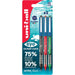 Uni-ball eye ocean care Rollerball Pen Black, Red, Green UB-150 Pack of 3