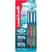 Uni-ball eye ocean care Rollerball Pen Black, Red, Green UB-157 Pack of 3