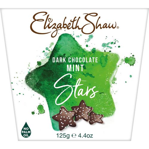 Elizabeth Shaw Stars Mint Chocolate 125 g