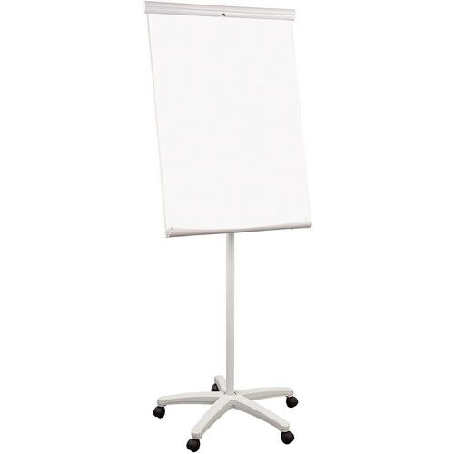 Flipchart Silver with Extendable Arms 70 x 186 cm