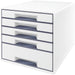 Leitz Desktop Drawers 52142001 White A4 Maxi White 28.7 (W) x 27 (H) cm