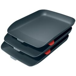 Leitz Letter Tray 53582089 Grey Pack of 3