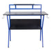 NEO Non Height Adjustable Desk Rectangular 2T-GDESK-BLUE Steel Red