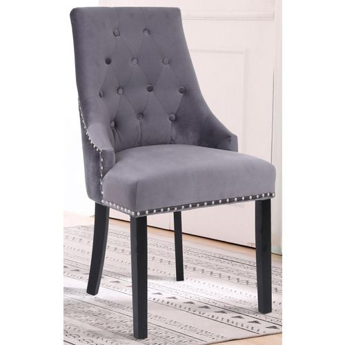 NEO Dining Chairs Non Height Adjustable Dark Grey 2XKNOC-CHR-DG 530 (W) x 660 (D) x 920 (H) mm Pack of 2