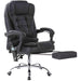 NEO Office Chair Faux Leather Fixed Armrest Black 130 kg MLEG-BLK 540 (W) x 660 (D) x 1,200 (H) mm