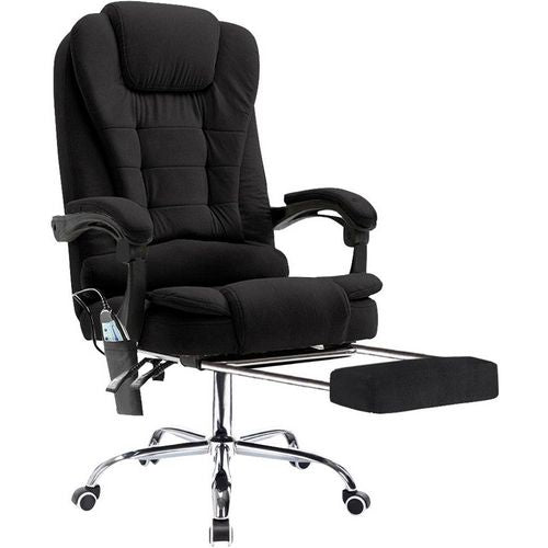 NEO Office Chair Fabric Fixed Armrest Black 130 kg ML-FABRIC-BLK 540 (W) x 660 (D) x 1,200 (H) mm