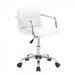 NEO Faux Leather Fixed Armrest Seat Height Adjustable White 130 kg CUBE-OFFICE-WHITE 4,600 (W) x 4,600 (D) x 8,500 (H) mm