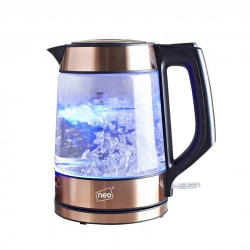 NEO Kettle NORDIC-COPPER 1.7 L Glass & Stainless Steel 2200 W Copper