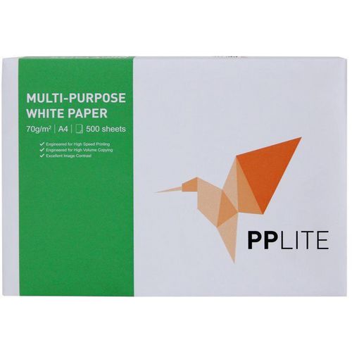 PP Lite A4 Printer Paper White 70 gsm 500 Sheets