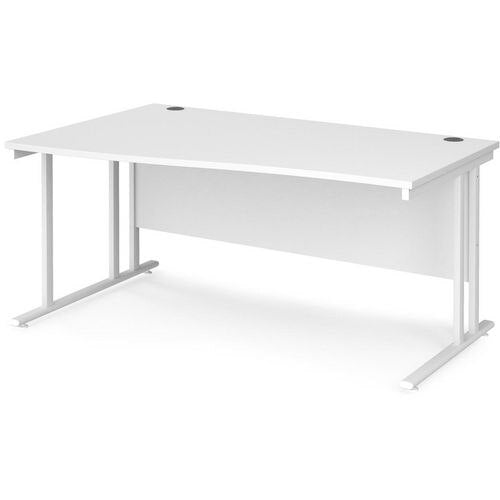 Dams International Wave Desk MC16WLWHWH 1,600 x 725 x 800 - 990 mm